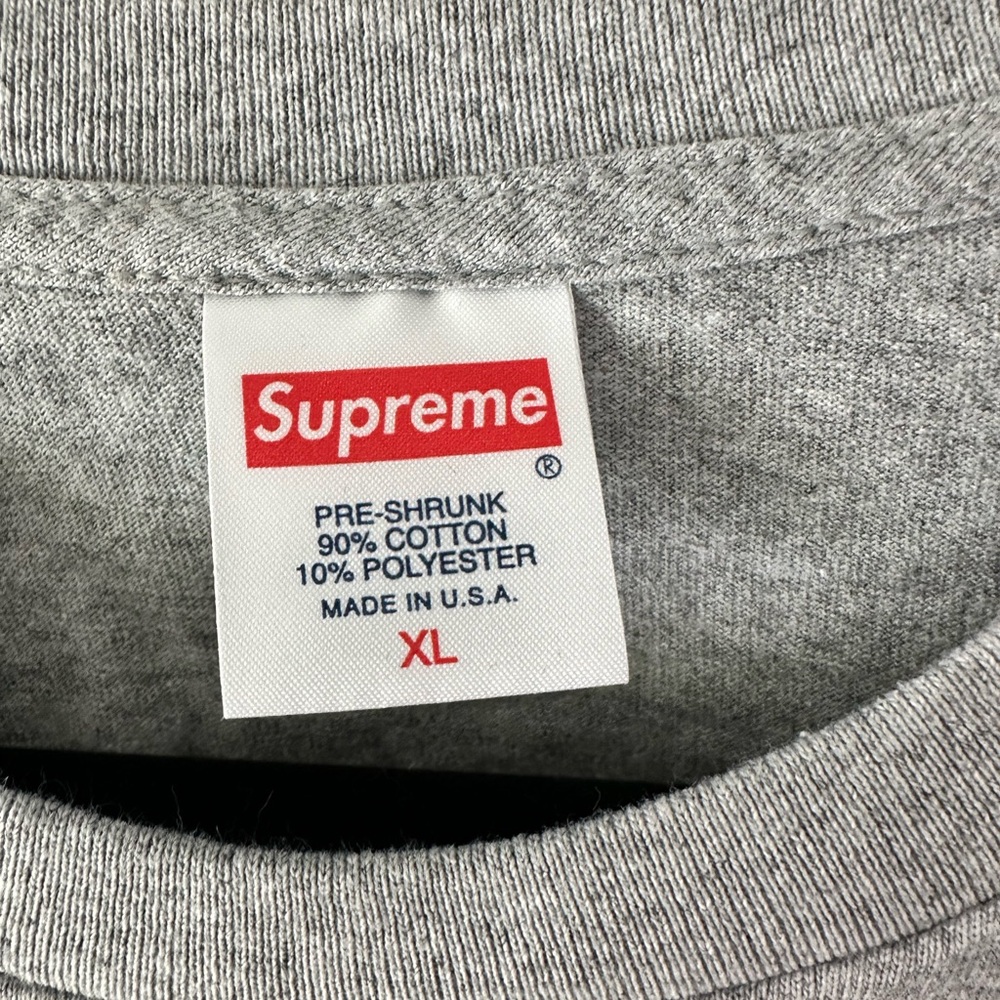 DS Supreme Blank Grey Tee - EUC - Picture 3 of 3